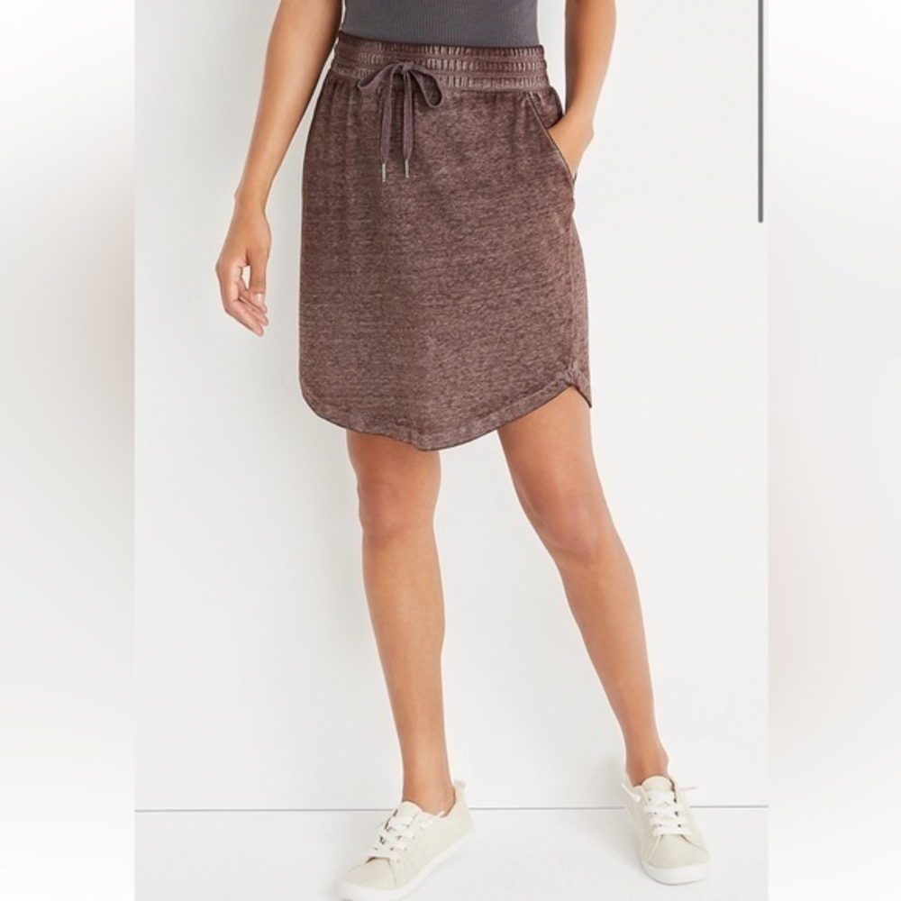 Maurice’s Brown Drawcord Waist Skirt Sz‎ XS NWT